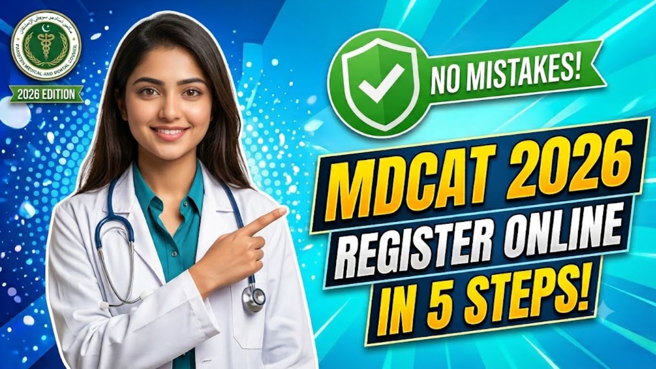 How to Register for PMDC MDCAT 2026
