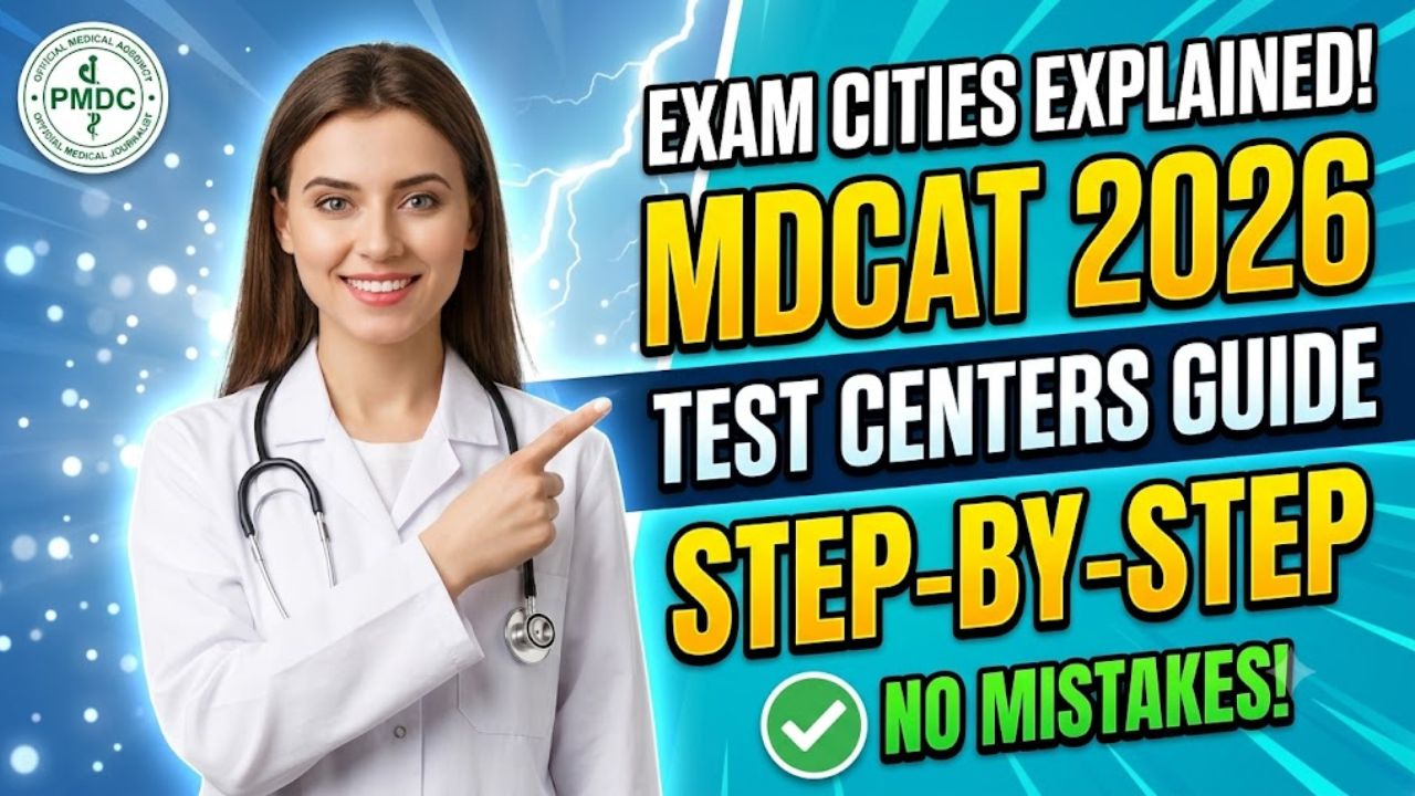 PMDC MDCAT 2026 Test Centers Guide