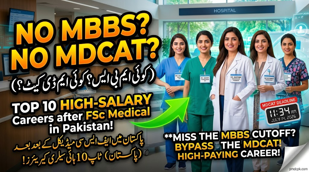 High-Salary Careers After FSc Pre-Medical in Pakistan