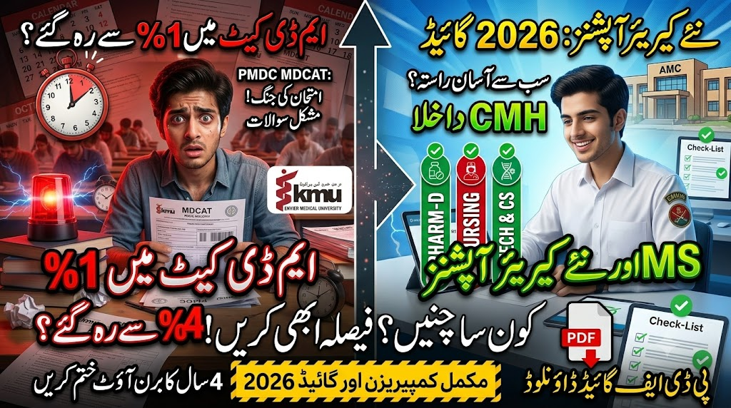 NUMS or PMDC MDCAT